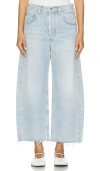 Citizens Of Humanity Ayla Raw Hem Crop Jeans In Freshwater In Freshwater