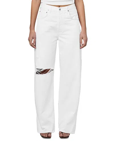 CITIZEN OF HUMANITY CITIZENS OF HUMANITY AYLA HIGH RISE BAGGY JEANS IN ZINC