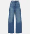 Citizen Of Humanity Citizens Of Humanity Lyra High Rise Ankle Wide Leg Jeans In Bhodi In Blau