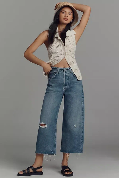 Citizens Of Humanity Ayla High-rise Wide-leg Jeans In Blue