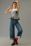 Citizen Of Humanity Ayla High-rise Wide-leg Jeans In Blue