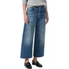 Citizen Of Humanity Citizens Of Humanity Ayla High Waist Raw Hem Ankle Baggy Wide Leg Jeans In Doheny