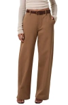 Citizens Of Humanity Ayla High Waist Wide Leg Pants In Nut