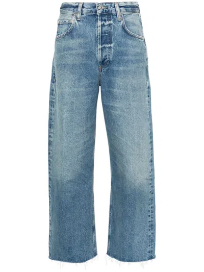 Citizen Of Humanity Blue Wide Leg Jeans