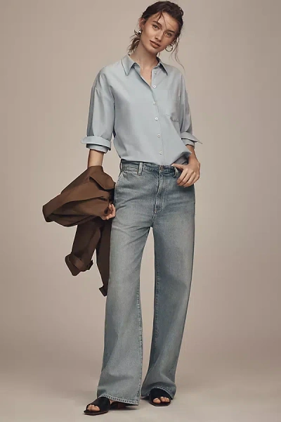 Citizen Of Humanity Ayla Polished Trouser High-rise Tapered Jeans In Blue
