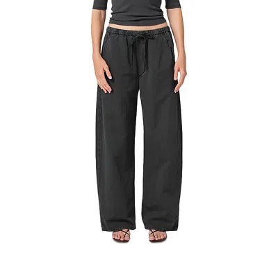 Citizens Of Humanity Ayla Pull On Pants In Washed Black