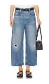 Citizen Of Humanity Ayla Distressed Rigid High-rise Baggy Jeans In Blue