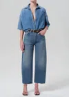 Citizen Of Humanity Ayla Raw Hem Crop In Telegraph