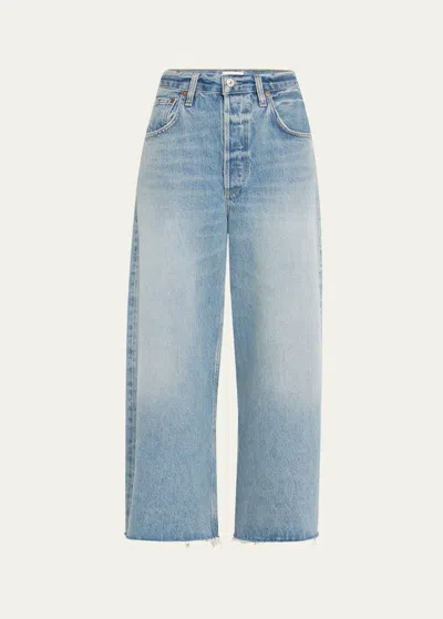 Citizens Of Humanity Ayla Raw Hem Crop Jeans In Sodapop Md Ind