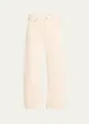 Citizen Of Humanity Ayla Raw Hem Crop Pants In Almondette
