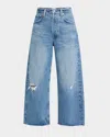 Citizen Of Humanity Ayla Distressed Rigid High-rise Baggy Jeans In Solano