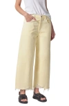 CITIZENS OF HUMANITY AYLA RAW HEM HIGH WAIST BAGGY CROP WIDE LEG JEANS