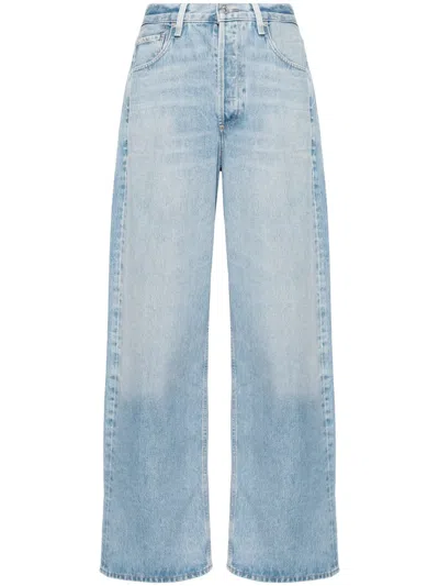 Citizen Of Humanity Ayla Recycled-cotton Jeans In Blue