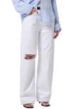 Citizen Of Humanity Ayla High Rise Baggy Pants In Zinc In Zinc (white)