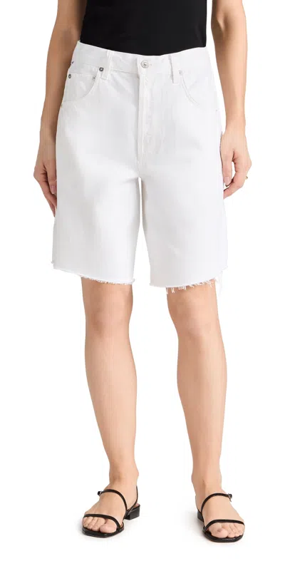 Citizens Of Humanity Ayla Shorts Serene In White