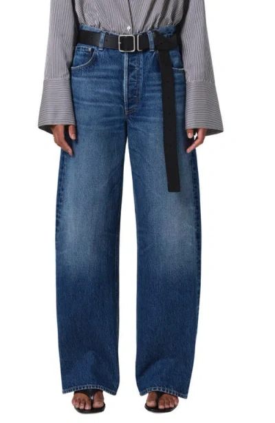 Citizens Of Humanity Ayla Super High Waist Baggy Jeans In Pashmina