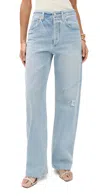 Citizen Of Humanity Ayla Swirl Baggy Cuffed Jeans Hallstatt In Hallstatt