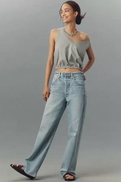 Citizen Of Humanity Ayla Swirl High-rise Tapered Jeans