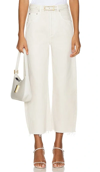 Citizen Of Humanity Ayla Undone Hem Crop In Almondette