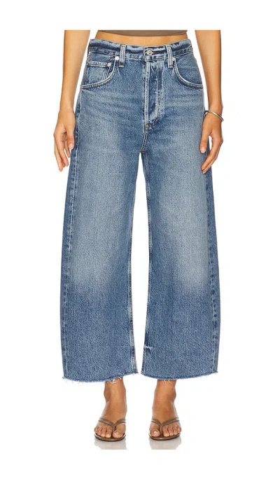 CITIZENS OF HUMANITY AYLA UNDONE HEM CROP JEANS