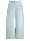 Citizen Of Humanity Citizens Of Humanity Ayla Raw Hem Crop Wide Leg Jeans