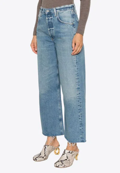 Citizen Of Humanity Blue Wide Leg Jeans