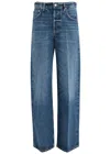 Citizen Of Humanity Citizens Of Humanity Ayla Baggy Cuffed Crop Jeans In Indigo