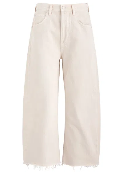 Citizens Of Humanity Ayla Wide-leg Jeans In Off White