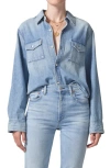 CITIZENS OF HUMANITY BABY SHAY DENIM SHIRT