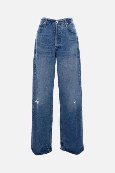 Citizen Of Humanity Baggy Jeans In Blue