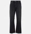 Citizens Of Humanity Black Blaine High Rise Straight Jeans In Black