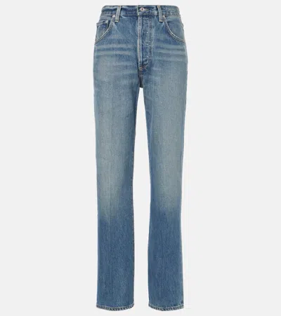 CITIZEN OF HUMANITY BARETTA HIGH-RISE STRAIGHT JEANS