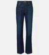 Citizen Of Humanity Baretta High-rise Straight Jeans In Blue