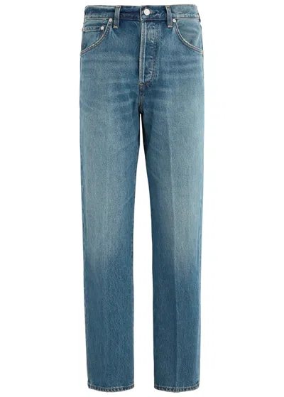 Citizens Of Humanity Baretta Relaxed Straight-leg Jeans In Blue