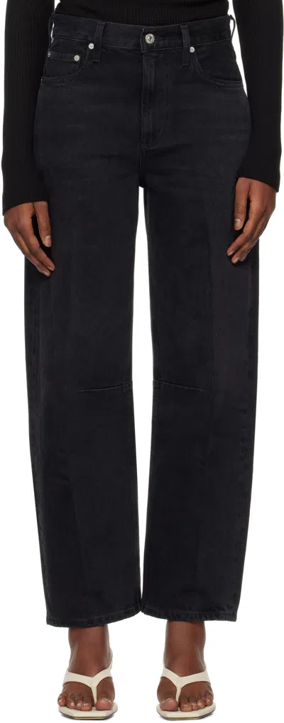 Citizen Of Humanity Belt Loop Jeans In Sonnet (dk Black)
