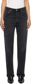 Citizen Of Humanity Belt Loop Jeans In Black
