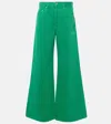 Citizen Of Humanity Beverly Slouch Low-rise Bootcut Jeans In Green