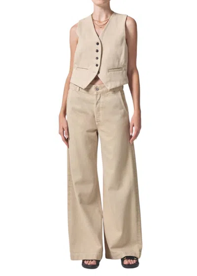 Citizens Of Humanity Beverly Trouser In Taos Sand In Multi