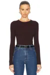 Citizen Of Humanity Bina Crewneck In Burgundy