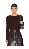 Citizen Of Humanity Bina Crewneck In Burgundy