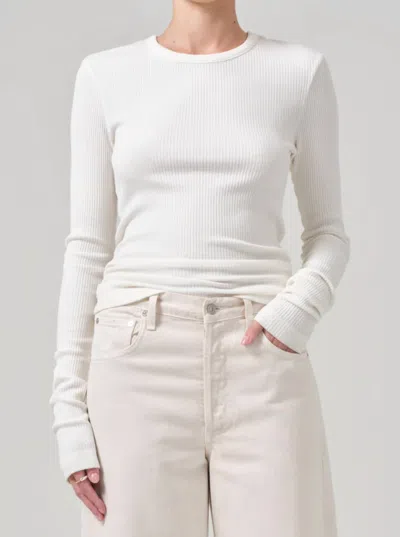 Citizens Of Humanity Bina Crewneck Top In Pashmina In Multi
