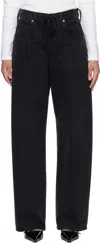 Citizen Of Humanity Black Brynn Drawstring Jeans In Midnight Sky (black)