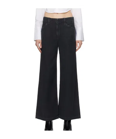CITIZEN OF HUMANITY BLACK PALOMA TROUSERS