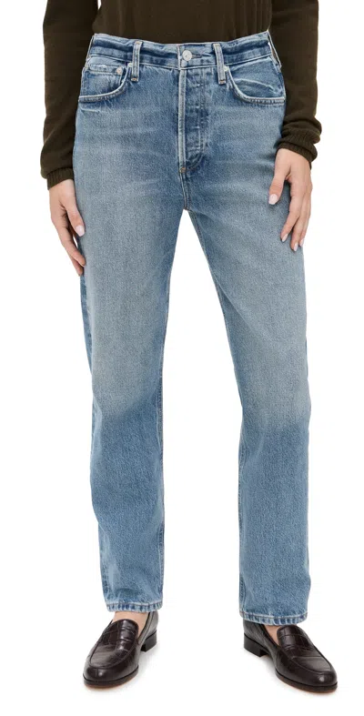 CITIZEN OF HUMANITY BLAINE HIGH RISE STRAIGHT JEANS PERRI