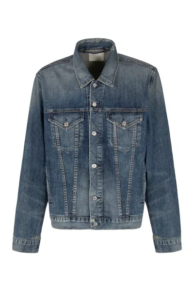 CITIZEN OF HUMANITY BLEACH WASH DENIM JACKET