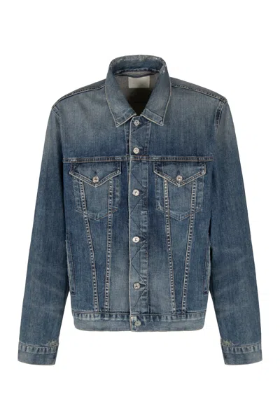 CITIZEN OF HUMANITY CITIZENS OF HUMANITY BLEACH WASH DENIM JACKET