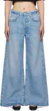 Citizens Of Humanity Blue Beverly Jeans In Blue