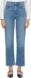 Citizen Of Humanity Blue Caia Straight Jeans In Lawless (md Vint Ind