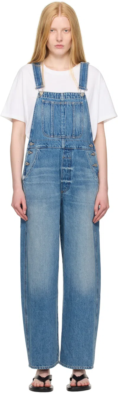 Citizens Of Humanity Blue Freya Denim Overalls