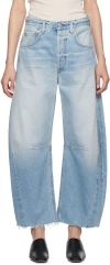 Citizen Of Humanity Miro Barrel-leg Recycled Jeans In Gemini